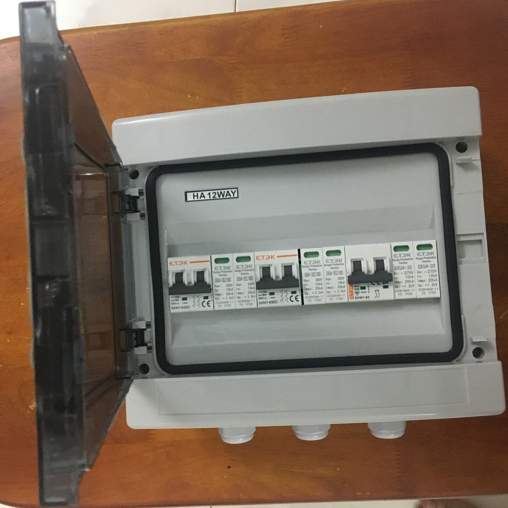 Tủ điện năng lượng mặt trời 6 kW đấu sẵn