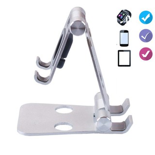 ★Adjustable Aluminum Portable Desktop Stand for Smartphone iPhone iPad Laptops