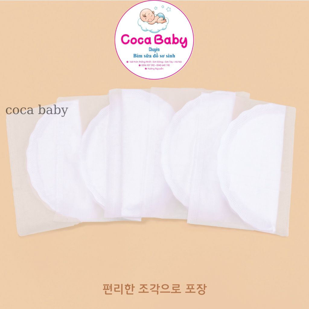 Bịch 100 Lót thấm sữa cho mẹ miếng lót êm thấm cho mẹ mới sinh MAMOGOM