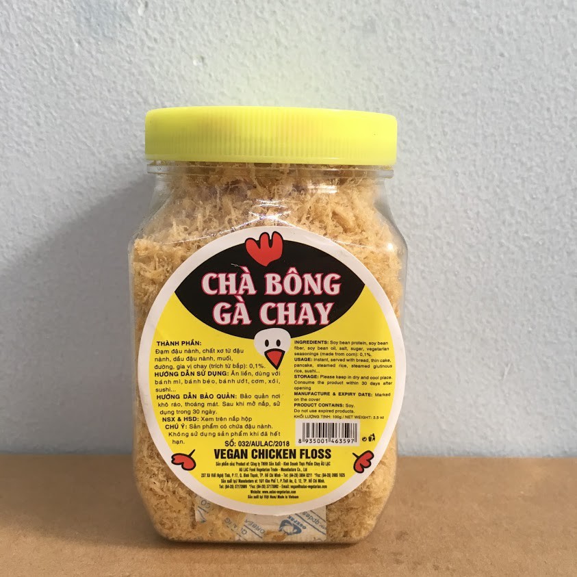Chà bông chay ÂU LẠC sản phẩm thuần chay 100g | BigBuy360 - bigbuy360.vn