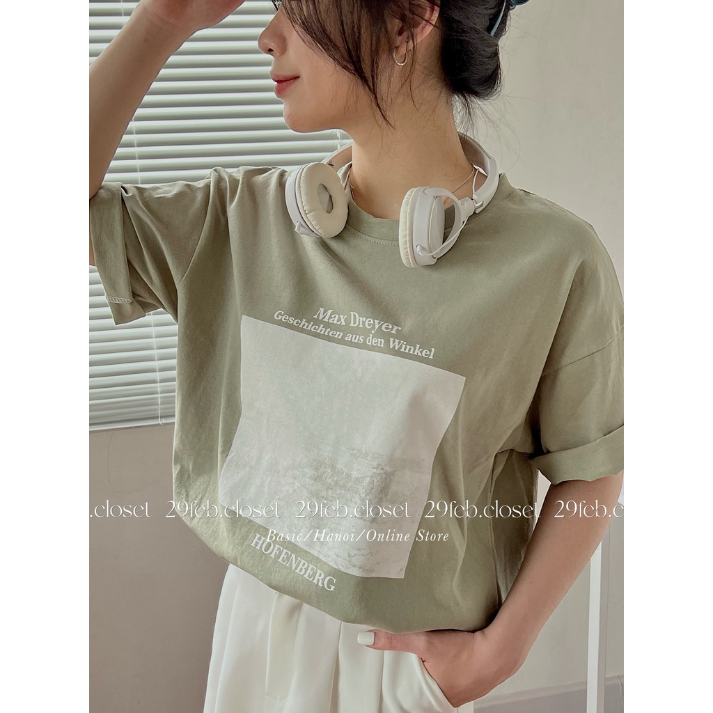 [Ảnh thật/Video]  Áo phông COTTON KHÔ oversize in hình Max Dreyer tag 3158, mặc đôi nam nữ - 29feb.closet - A55