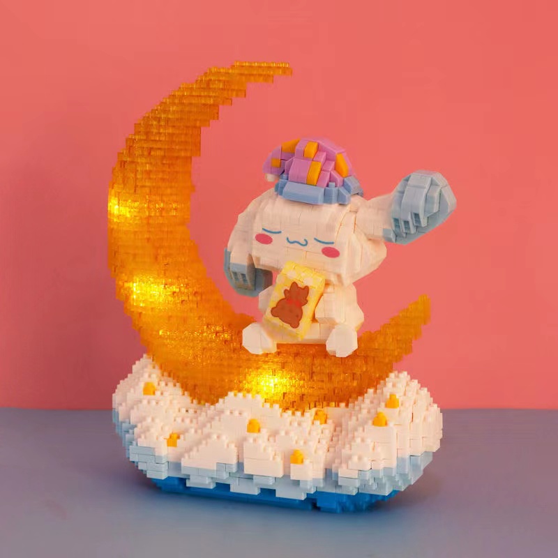 Bộ đồ chơi lắp ráp chú chó Cinnamon xinh xắn cho bé