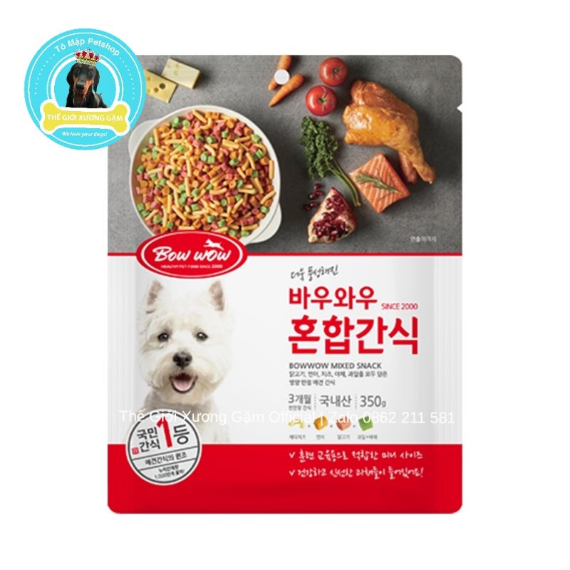 SNACK HỖN HỢP BOWWOW CHO CHÓ