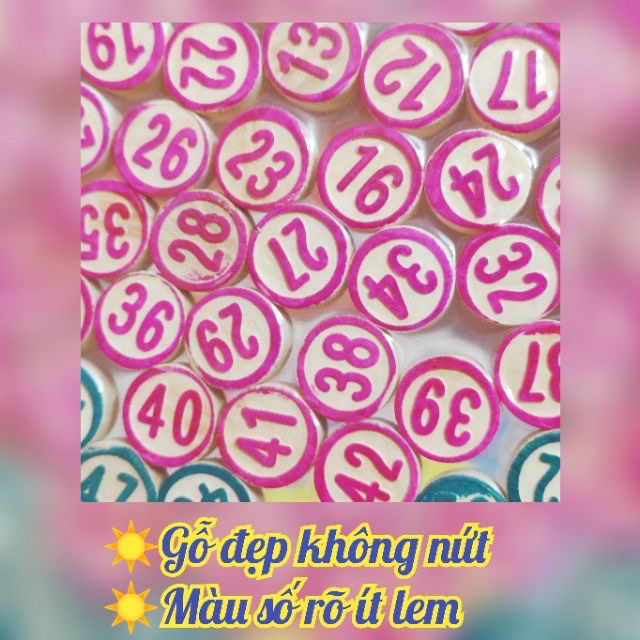 Bộ Cờ Loto Thế Giới Số WOW