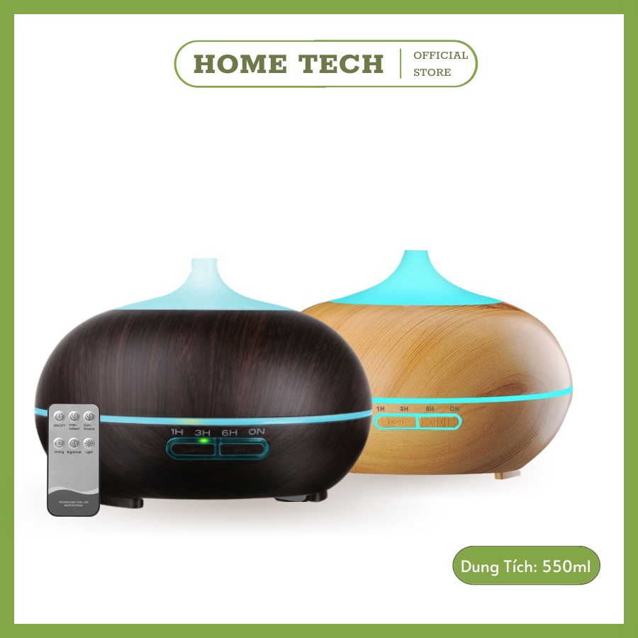 Máy Xông Tinh Dầu Phòng Ngủ Cao Cấp Bí Ngô 550ML Phun Sương Khuếch Tán Tinh Dầu Thơm Phòng Diệt Khuẩn Khử Mùi Hôi