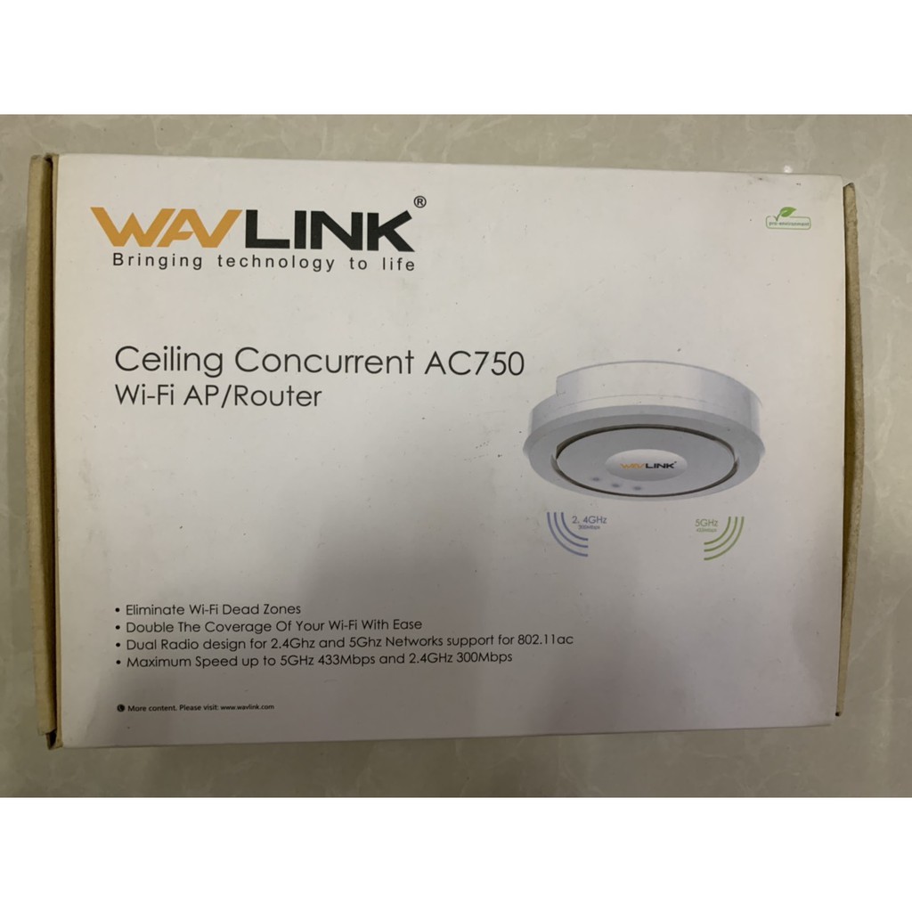 Wavlink AC 750 Repeater WS WN 571A1 bộ thu phát wifi