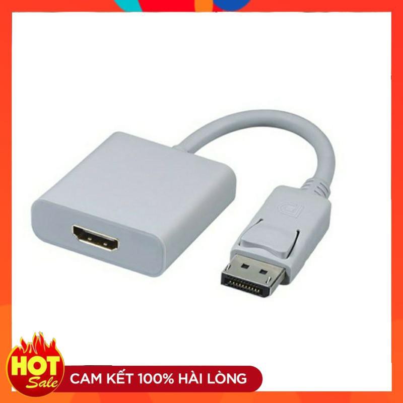 [Hàng xịn]Đầu dây cáp chuyển đổi DisplayPort to HDMI-DisplayPort ra HDMI-Cáp Chuyển DisplayPort sang HDMI Full HD