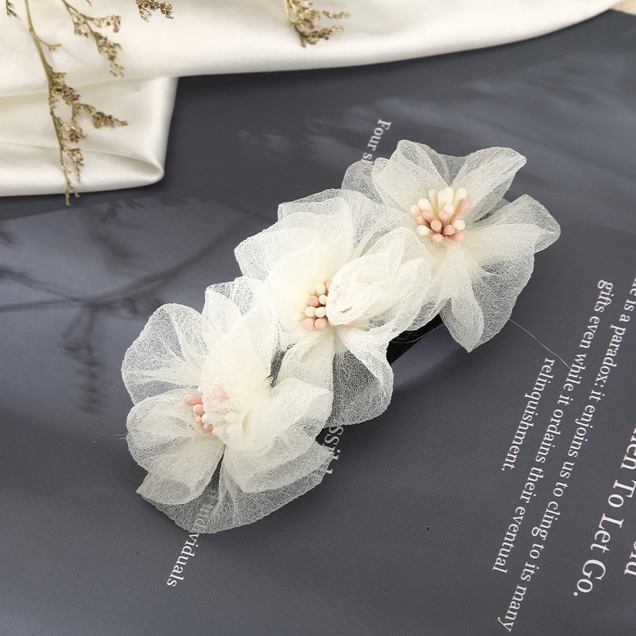 Kẹp Tóc Dạng Lưới Hình Hoa Thời Trang Hàn Quốc Cho Nữ