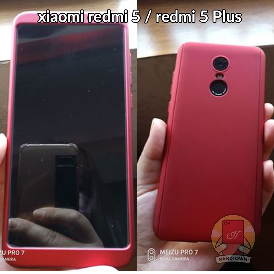 XIAOMI REDMI 5 , REDMI 5 PLUS ỐP LƯNG 360 ĐỘ GGK BẢO VỆ HAI MẶT CAO CẤP KÈM CƯỜNG LỰC