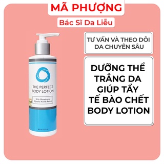 Dưỡng thể trắng da The Perfect Body Lotion, Sữa tắm tẩy da chết The Perfect Body Wash - Bác sĩ Mã Phượng