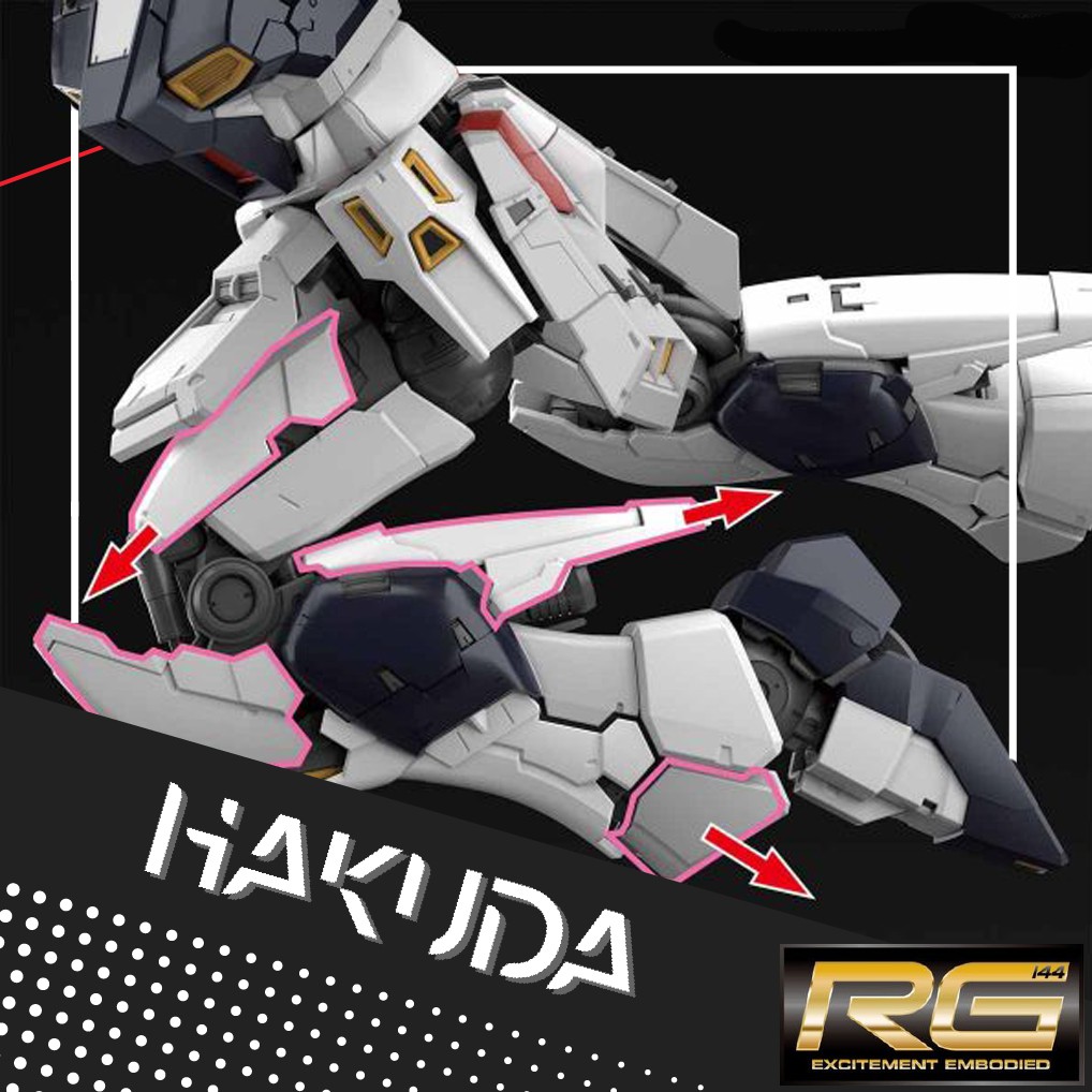 Mô hình RG 32 1/144 Nu Gundam - Chính hãng Bandai Nhật Bản