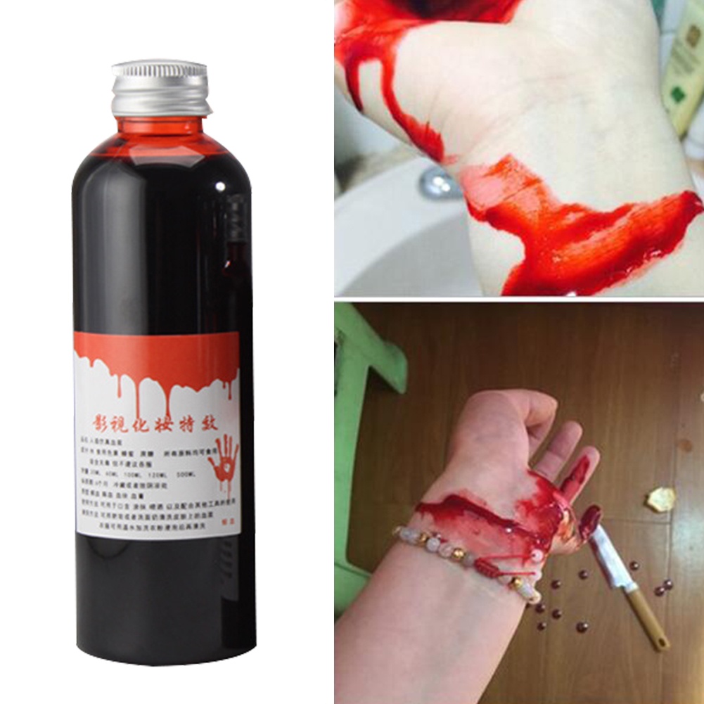 Chai Máu Giả 30 / 60ml Hóa Trang Ma Cà Rồng
