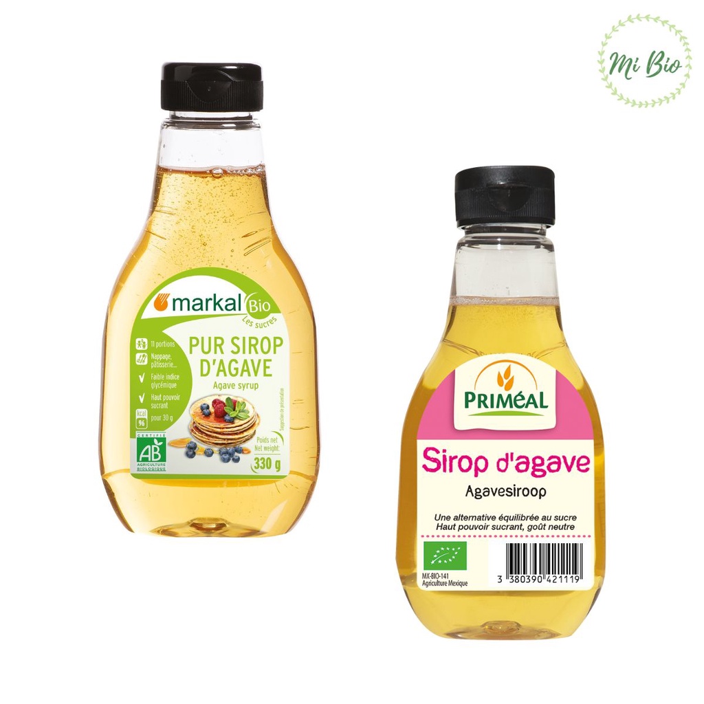 Syrup Agave cây thùa hữu cơ 330ml (Primeal - Markal)