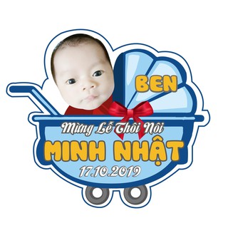 Bảng sinh nhật bé hình chibi ( 50 x 70) cm