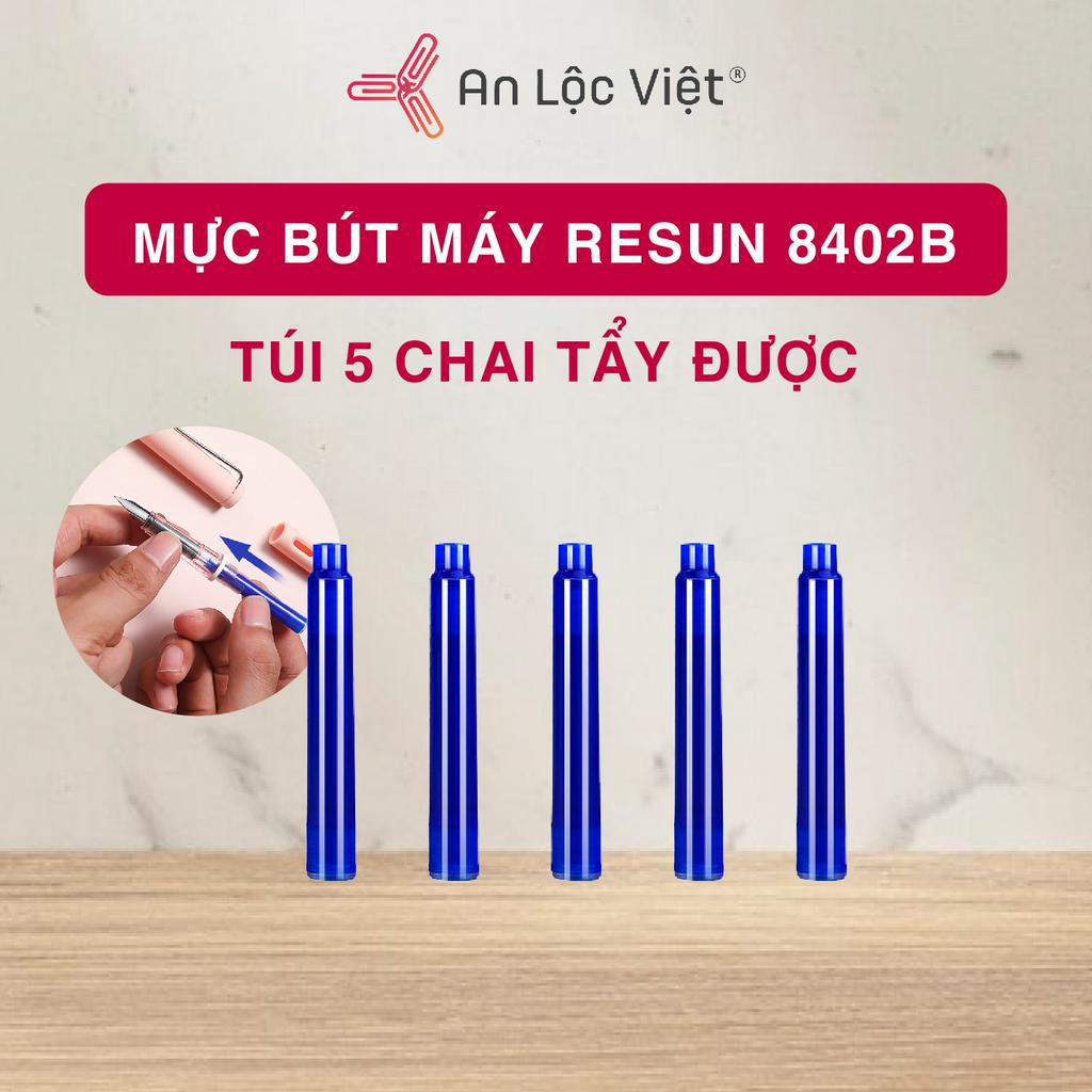 Bút Máy Xóa Được Resun, Đầu Bút 0.5mm, 05 chai mực xóa được kèm theo Dành Cho Học Sinh - Sinh Viên Cực Hot Hiện Nay