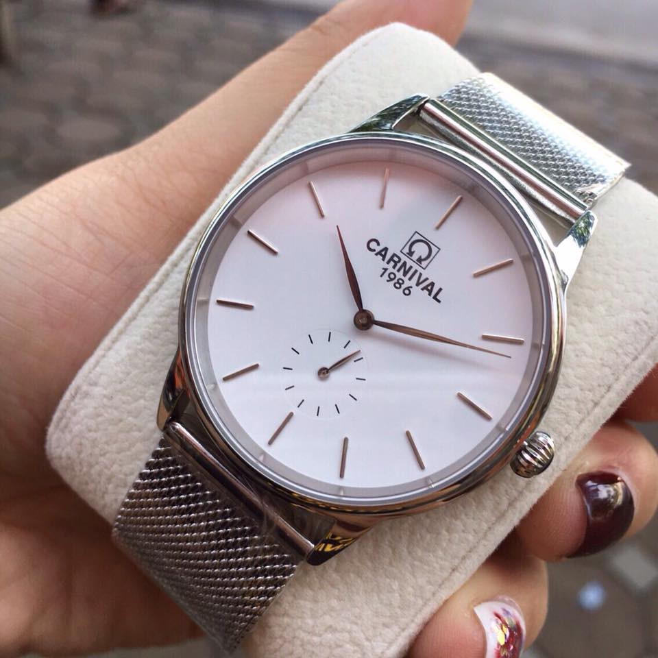 Đồng Hồ Nam CARNIVAL Classic Legend G70802 Dây Thép