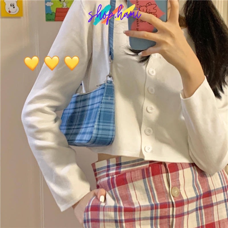 Áo Croptop YAN Tay Dài Nữ Ulzzang SHOP HAMI CRT02