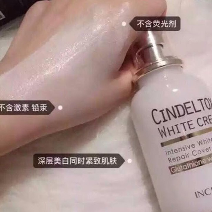 Kem Dưỡng Trắng Da Cindel Tox White Cream 50ml Hàn Quốc Giúp Trẻ Hóa Da, Dưỡng Ẩm, Bổ Sung Collagen