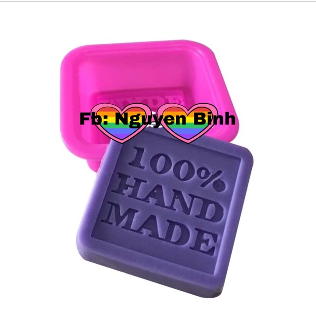 Khuôn làm xà phòng, bánh ngọt, socola handmade (hình 100% handmade)
