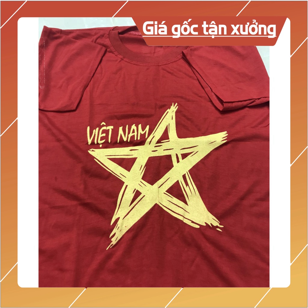 [ Sale Sốc ] Áo Cờ Đỏ Sao Vàng Cách Điệu Size Nhỏ - Nam Nữ S- Hàng Thường