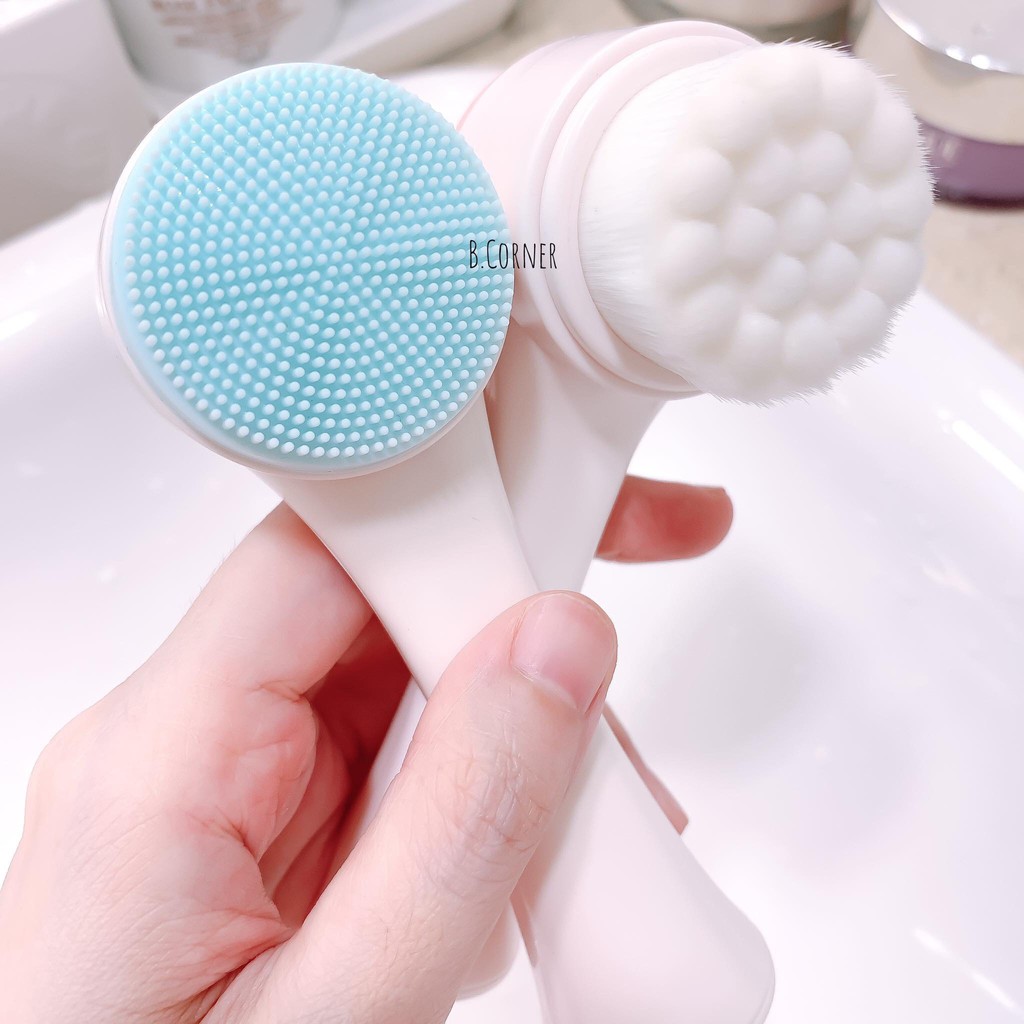 Cọ rửa mặt 2 đầu cao cấp HOT 2019
