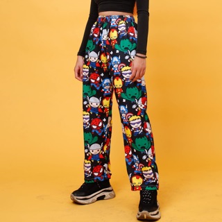 Quần hoạ tiết - Sticker Pants - Quần ống Suông