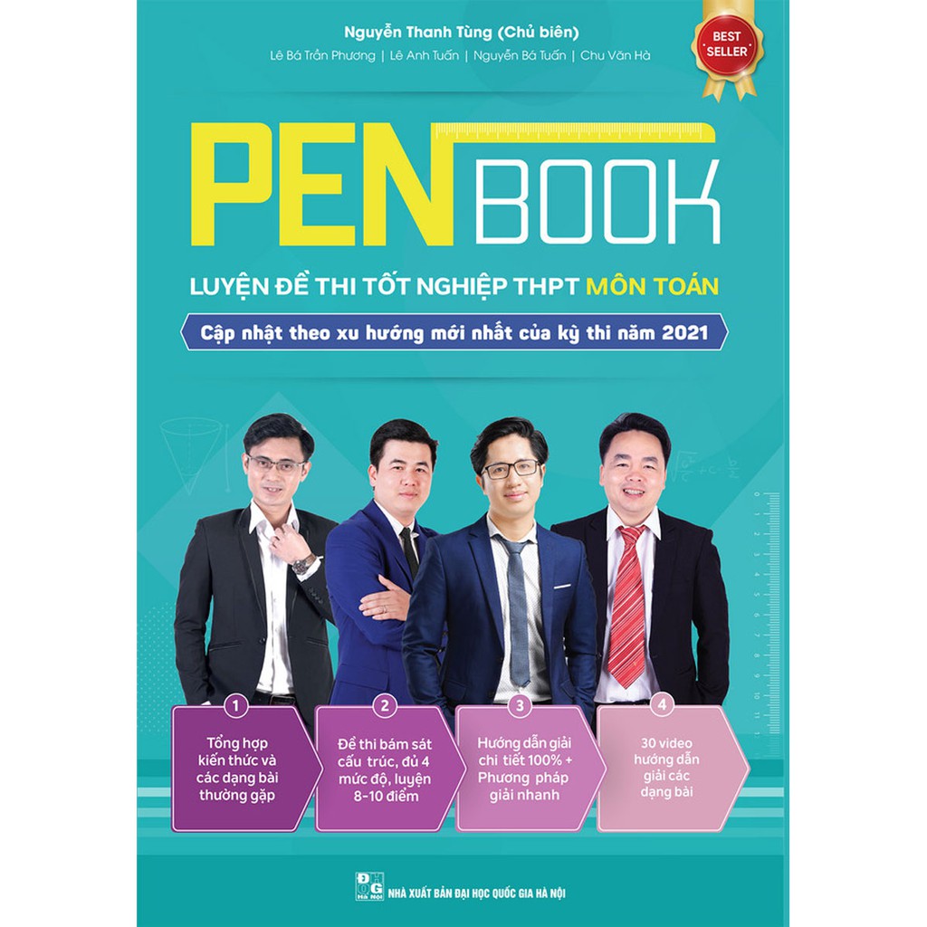 Sách - Penbook - Luyện Đề Thi Tốt Nghiệp Thpt Môn Toán - Bản 2021