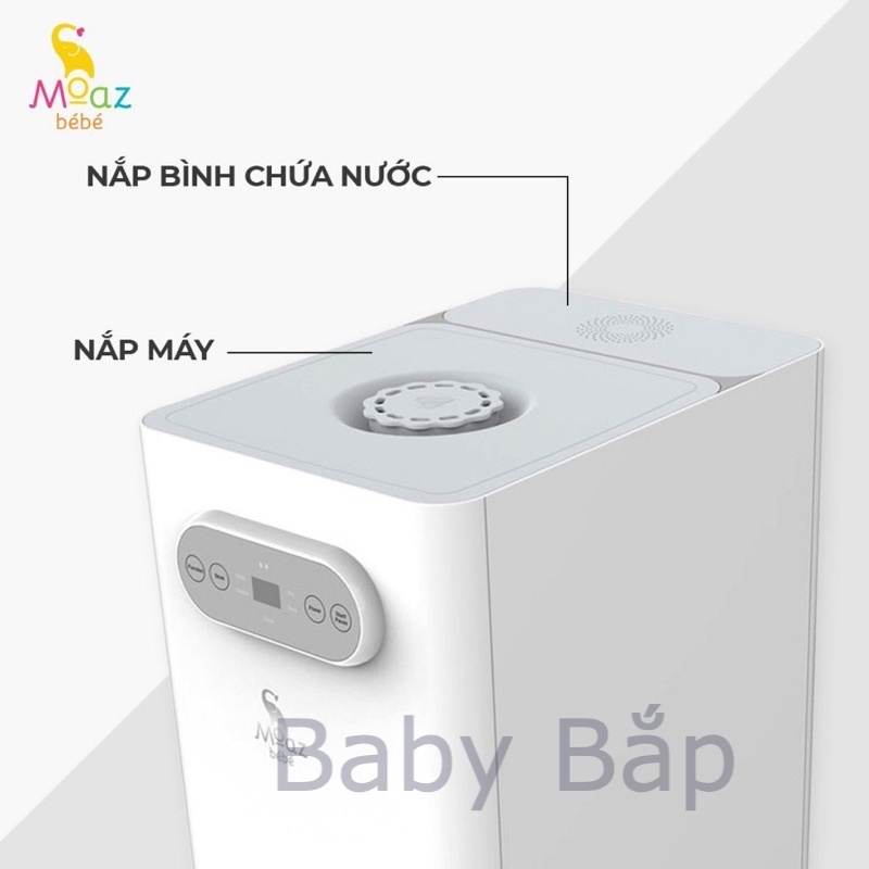 Máy Rửa Bình Sữa Và Tiệt Trùng Sấy Khô Đồ Dùng Moaz Bebe