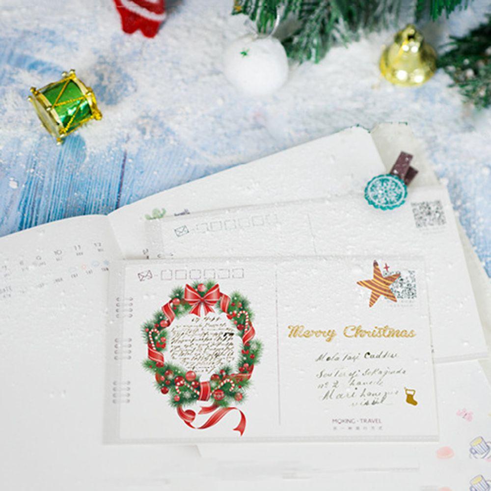 LAKAMIER Cuộn Băng Dính Hình Ông Già Noel Trang Trí Scrapbook