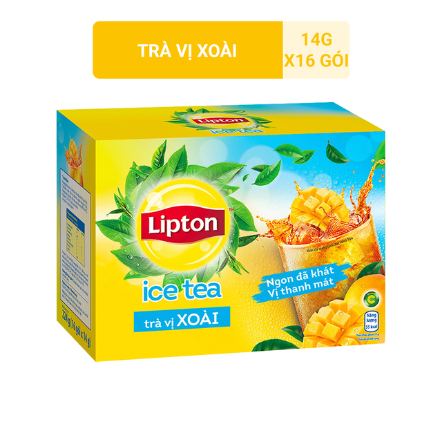 Trà chanh mật ong Lipton Ice Tea (16 Gói x 14g)