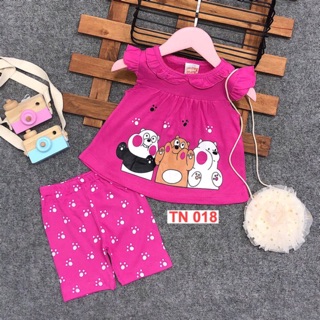 Set 3 bộ bé gái chỉ 150k