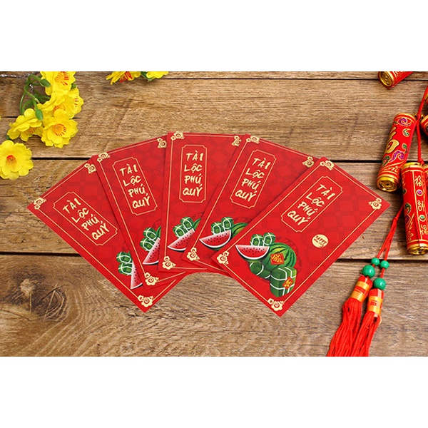 [RẺ VÔ ĐỊCH❤️] BAO LÌ XÌ TẾT HOẠ TIẾT CỰC XINH