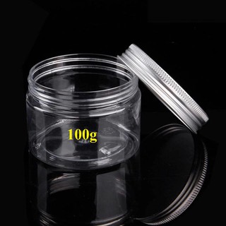 Hủ nhựa pet nắp nhôm cao cấp 100g - 1 cái