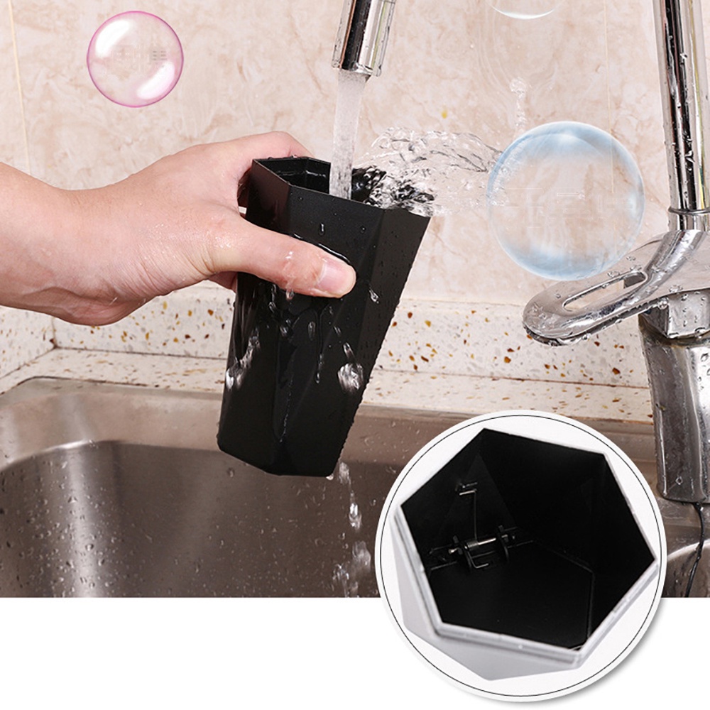 Thùng Rác Mini Có Nắp Đậy Tiện Dụng Cho Xe Hơi/ Nhà Cửa/ Văn Phòng