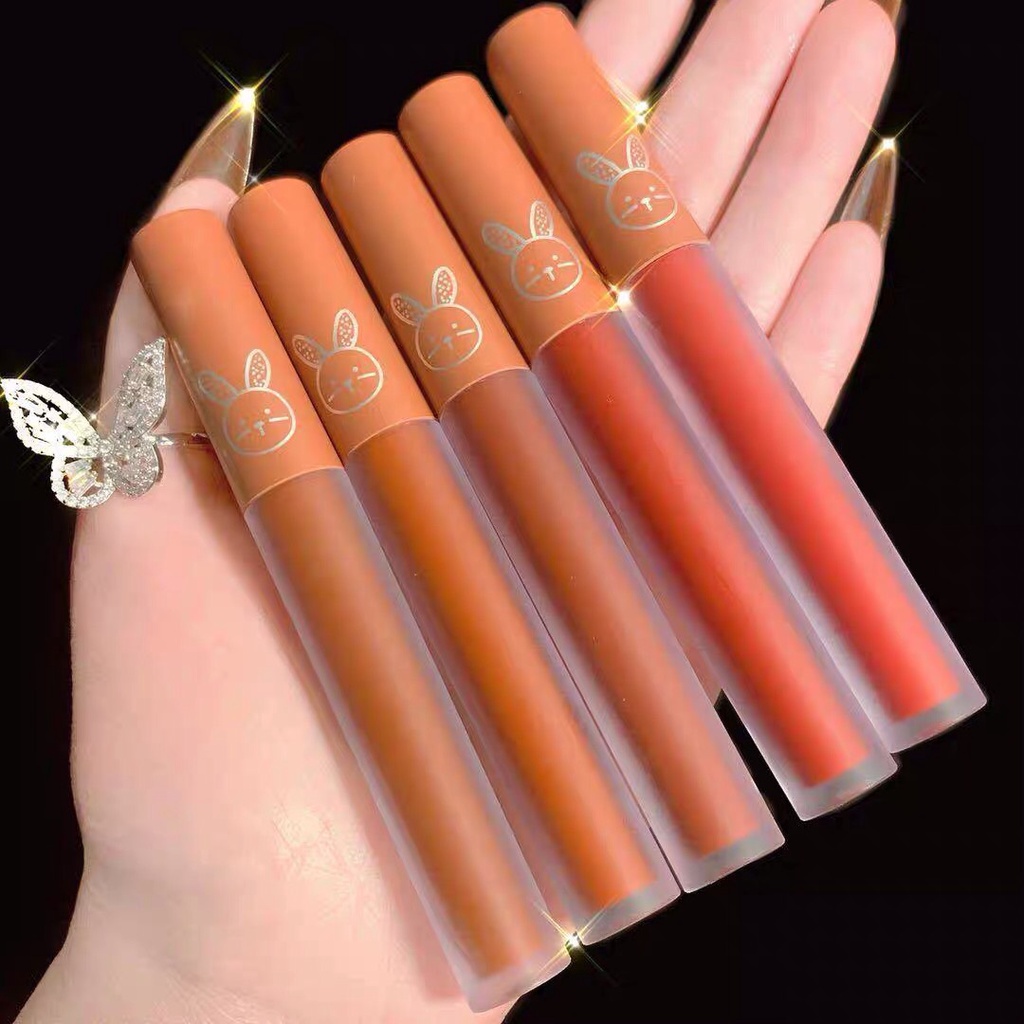 Son môi giá rẻ lì dưỡng môi dành cho học sinh set 5 cây son thỏ Leaduu ECOTITT SM29 | BigBuy360 - bigbuy360.vn