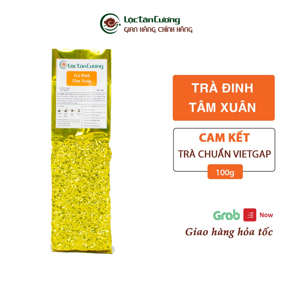 Trà Đinh Tâm Xuân Lộc Tân Cương Túi 100g