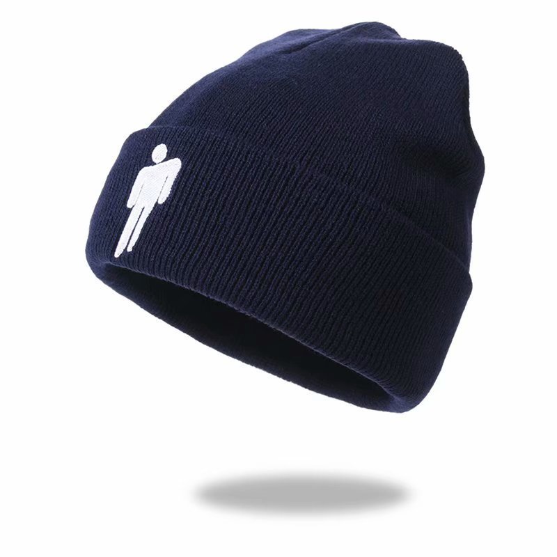 Mũ dệt kim LINJW vải cotton thêu họa tiết hoạt hình thời trang unisex 2021