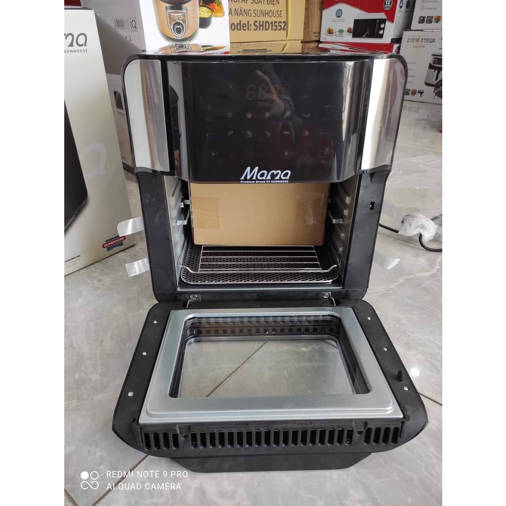 NỒI CHIÊN KHÔNG DẦU 15L SUNHOUSE MAMA SHD4088