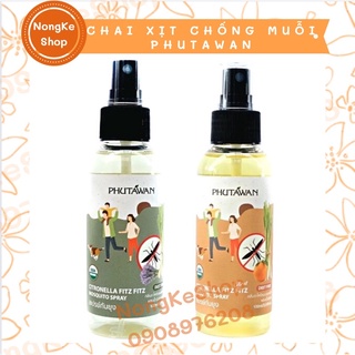 [100% Thái N.D] Chai xịt chống muỗi PHUTAWAN Thái Lan