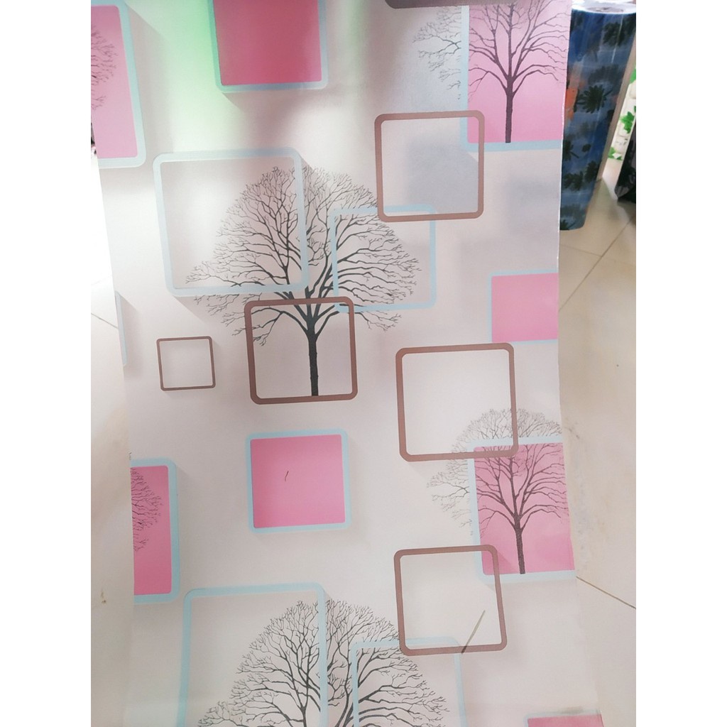 Decal 1m dán kính mờ khổ rộng 45cm pvc  CC050