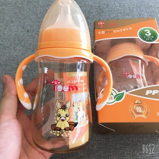 Bình sữa cổ rộng PPSU TÔM chống sặc cho bé dung tích 180/260ml