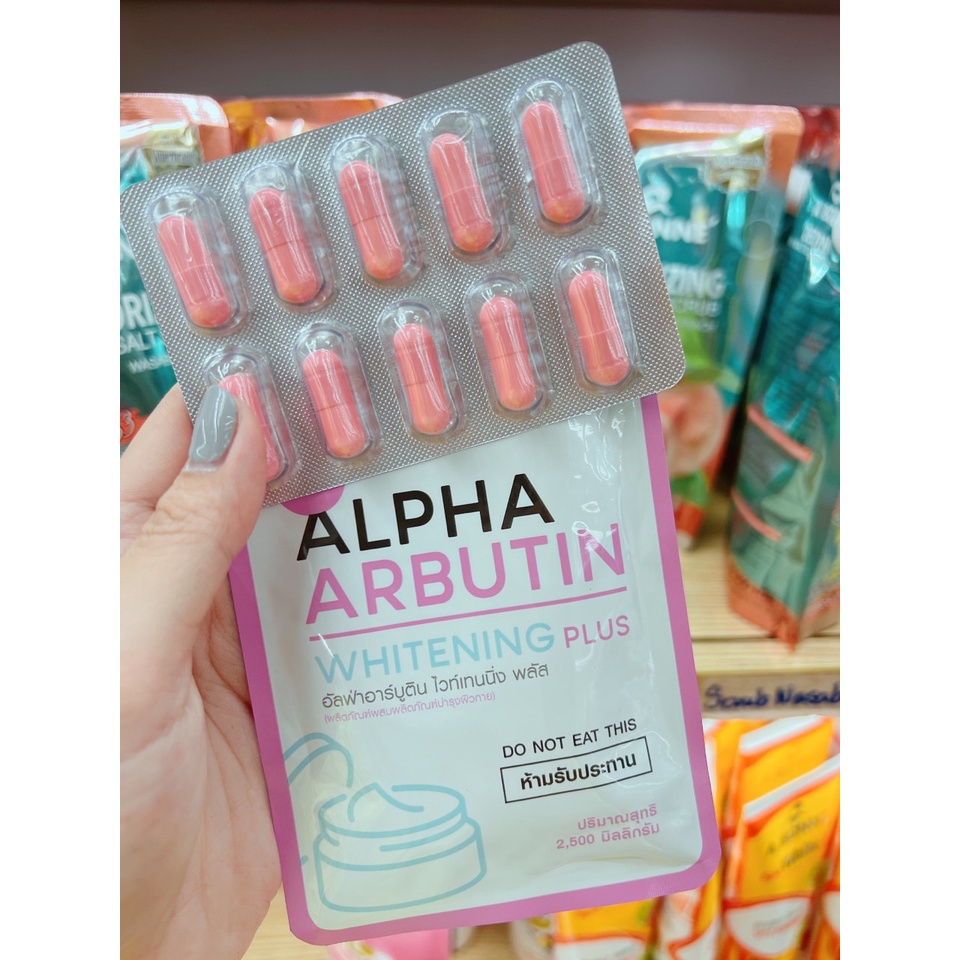 Vĩ Kích Dưỡng Trắng Alpha Arbutin Whitening Plus Thái Lan Chính Hãng