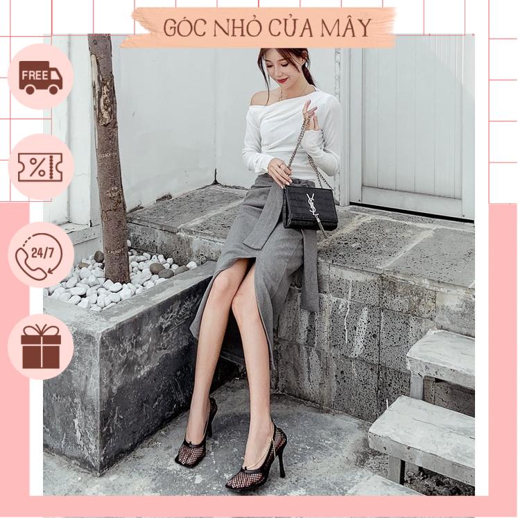 Giày Cao Gót Nữ Phong Cách Âu Mỹ Thời Trang Cho Mùa Hè GNCM2