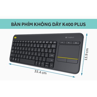 Bàn phím Logitech K400 Plus không dây