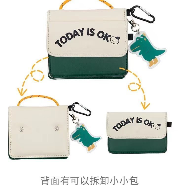 Hàng Mới Về Mới Ví Da PU Ngắn Nhiều Ngăn Đựng Thẻ Họa Tiết Hoạt Hình Dễ Thương Chất Lượng Cao Ruosu Hàng Mới 2022