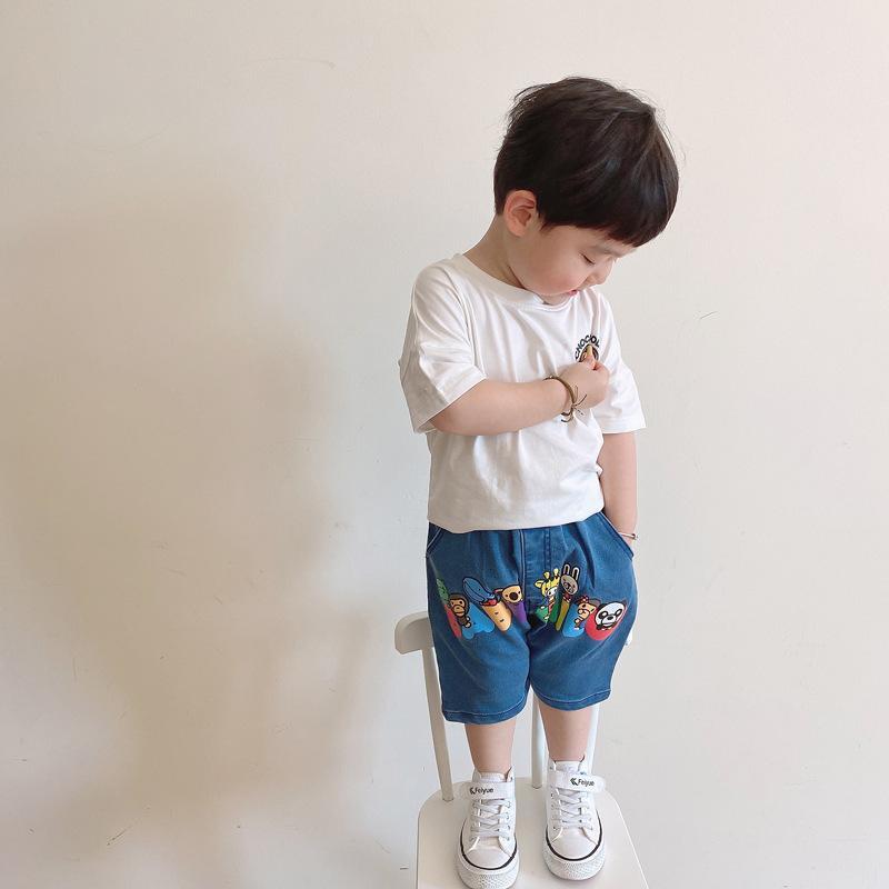 Áo thun cotton tay ngắn thời trang mùa hè cho bé trai
