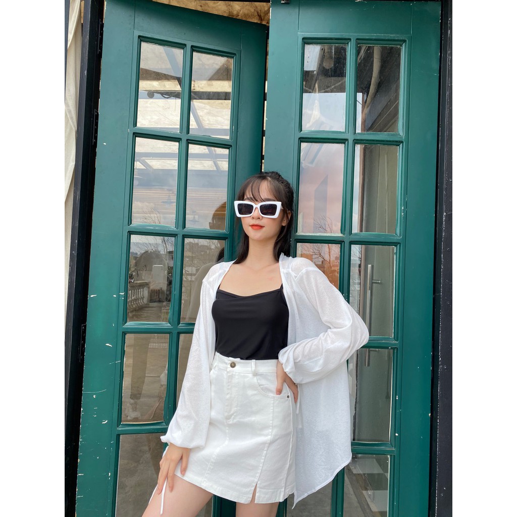 Chân váy kaki siêu xinh siêu sang siêu cao cấp, thiết kế cho công sở, đi tiệc, đi chơi đều được-CV001 | BigBuy360 - bigbuy360.vn