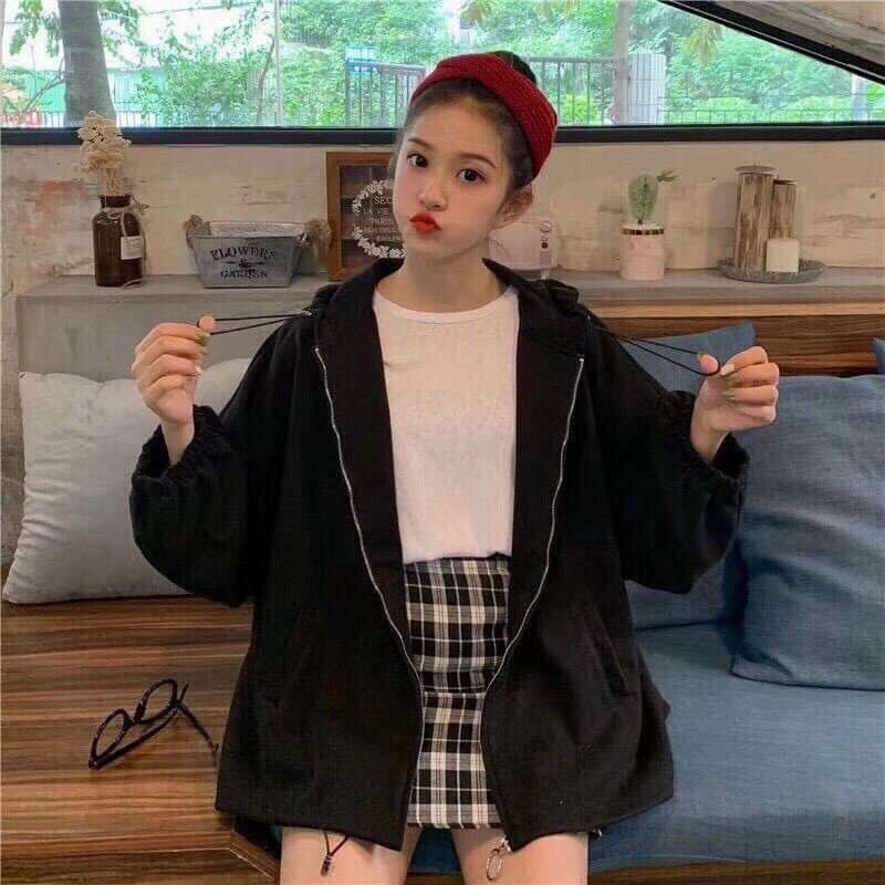 Áo khoác babydoll nhung lì- 3370