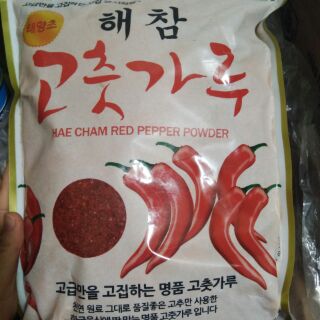 Ớt bột Hàn Quốc Hea-cham bịch 1kg loại mịn, cánh