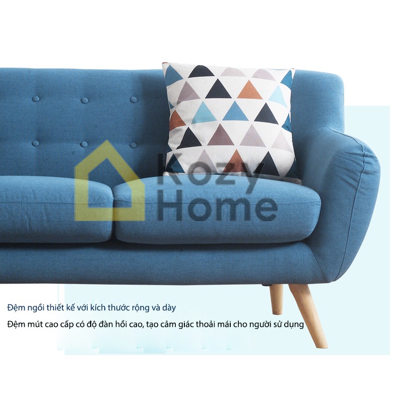 Ghế Sofa Đôi  KOZY HOME Cao Cấp Sang Trọng - Kiểu Dáng Hiện Đại - Chất Liệu Nỉ Cao Cấp - Bảo Hành 1 Đổi 1